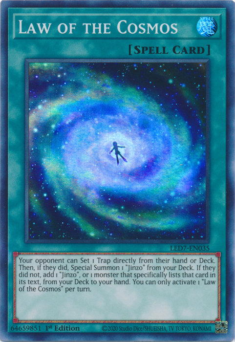 Law of the Cosmos [LED7-EN035] Super Rare | The CG Realm