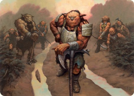 Hobgoblin Bandit Lord Art Card [Dungeons & Dragons: Adventures in the Forgotten Realms Art Series] | The CG Realm