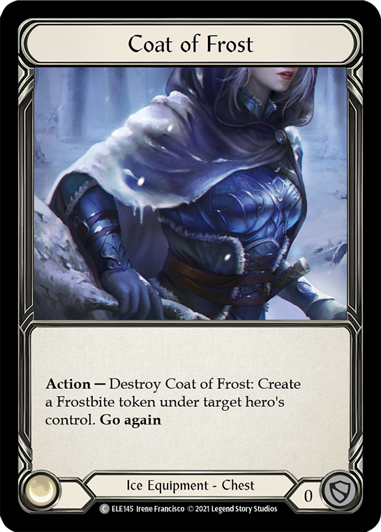 Coat of Frost [ELE145] (Tales of Aria)  1st Edition Cold Foil | The CG Realm