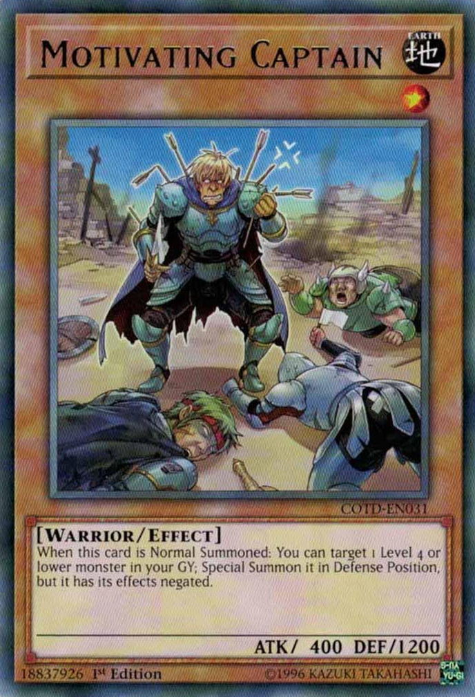 Motivating Captain [COTD-EN031] Rare | The CG Realm