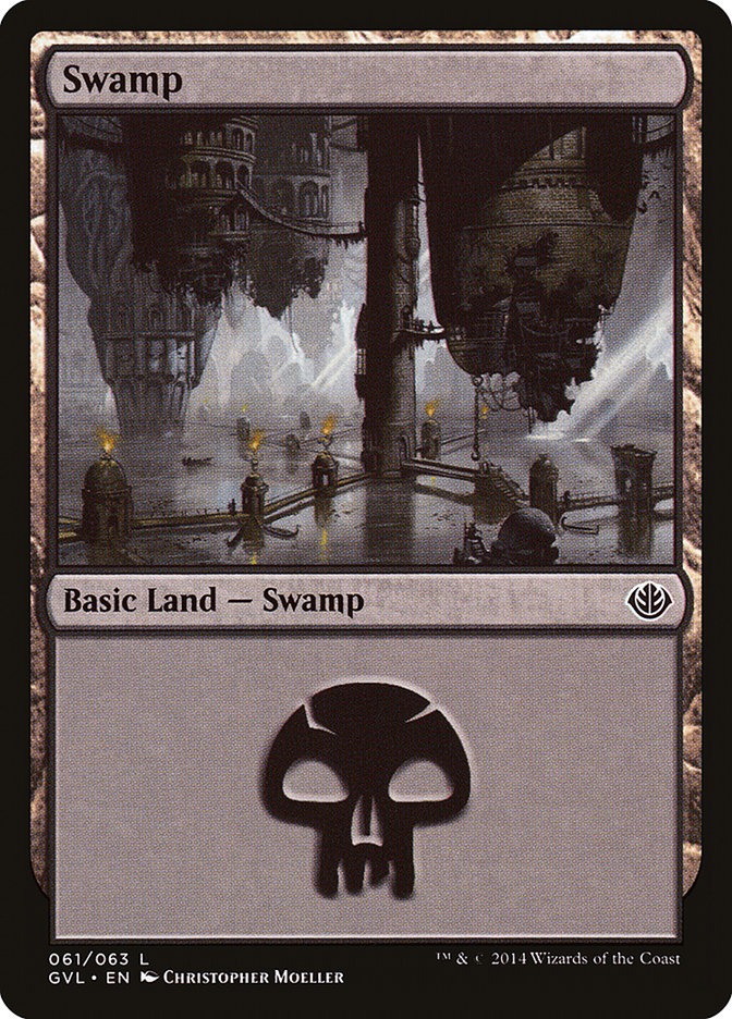 Swamp (61) (Garruk vs. Liliana) [Duel Decks Anthology] | The CG Realm