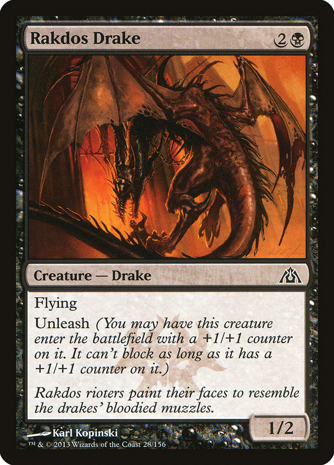 Rakdos Drake [Dragon's Maze] | The CG Realm