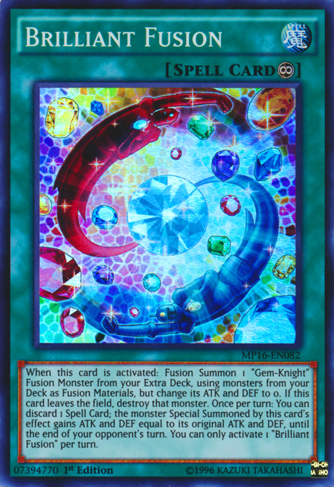 Brilliant Fusion [MP16-EN082] Super Rare | The CG Realm