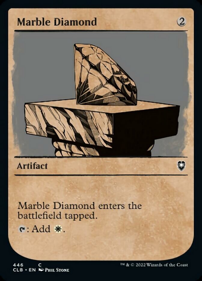 Marble Diamond (Showcase) [Commander Legends: Battle for Baldur's Gate] | The CG Realm