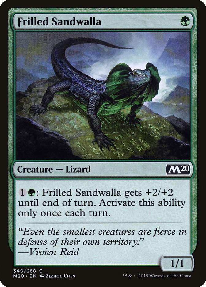 Frilled Sandwalla [Core Set 2020] | The CG Realm