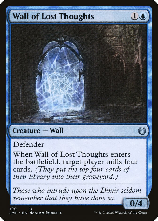 Wall of Lost Thoughts [Jumpstart] | The CG Realm