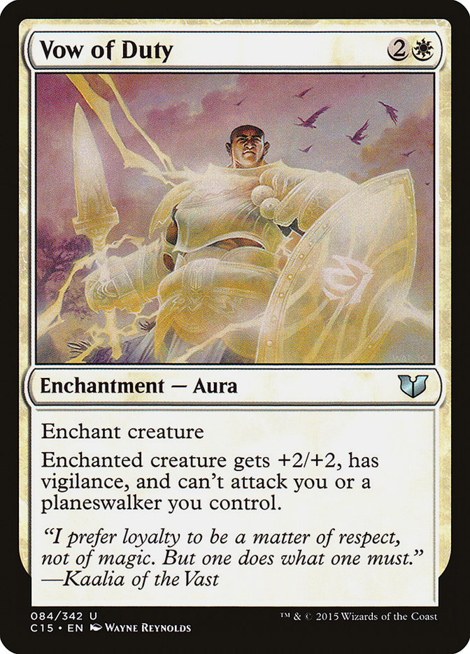 Vow of Duty [Commander 2015] | The CG Realm