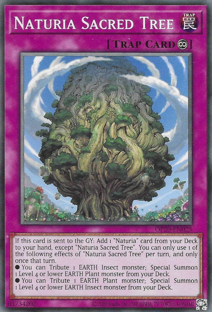 Naturia Sacred Tree [OP20-EN025] Common | The CG Realm