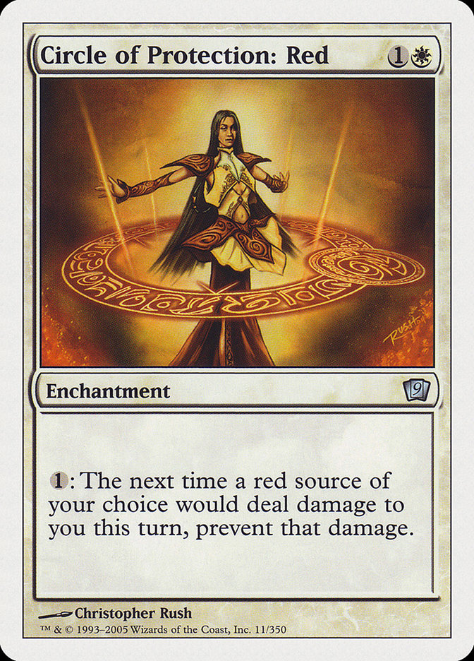 Circle of Protection: Red [Ninth Edition] | The CG Realm