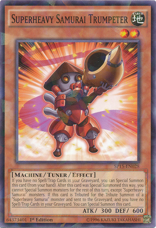 Superheavy Samurai Trumpeter [SP15-EN028] Shatterfoil Rare | The CG Realm