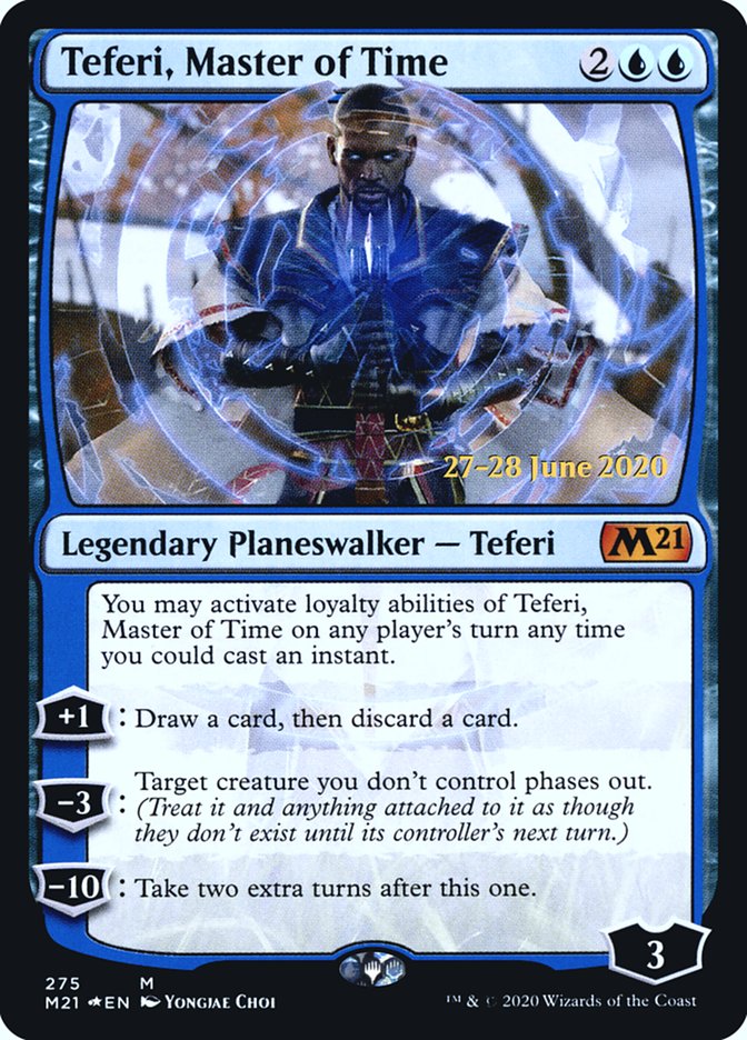 Teferi, Master of Time [Core Set 2021 Prerelease Promos] | The CG Realm