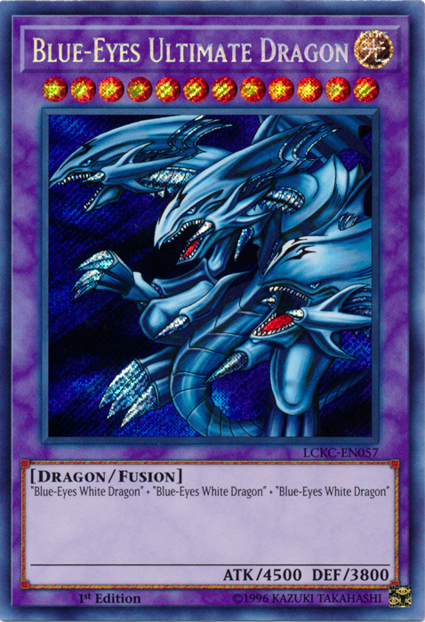 Blue-Eyes Ultimate Dragon [LCKC-EN057] Secret Rare | The CG Realm