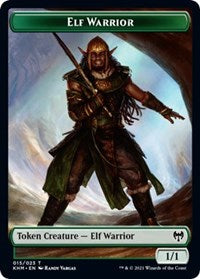 Elf Warrior // Shard Double-Sided Token [Kaldheim Tokens] | The CG Realm