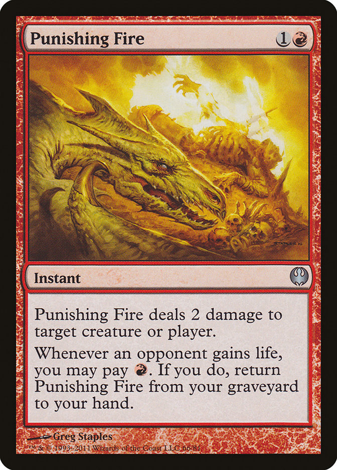 Punishing Fire [Duel Decks: Knights vs. Dragons] | The CG Realm