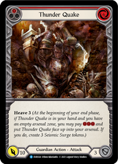 Thunder Quake (Red) [EVR024] (Everfest)  1st Edition Rainbow Foil | The CG Realm