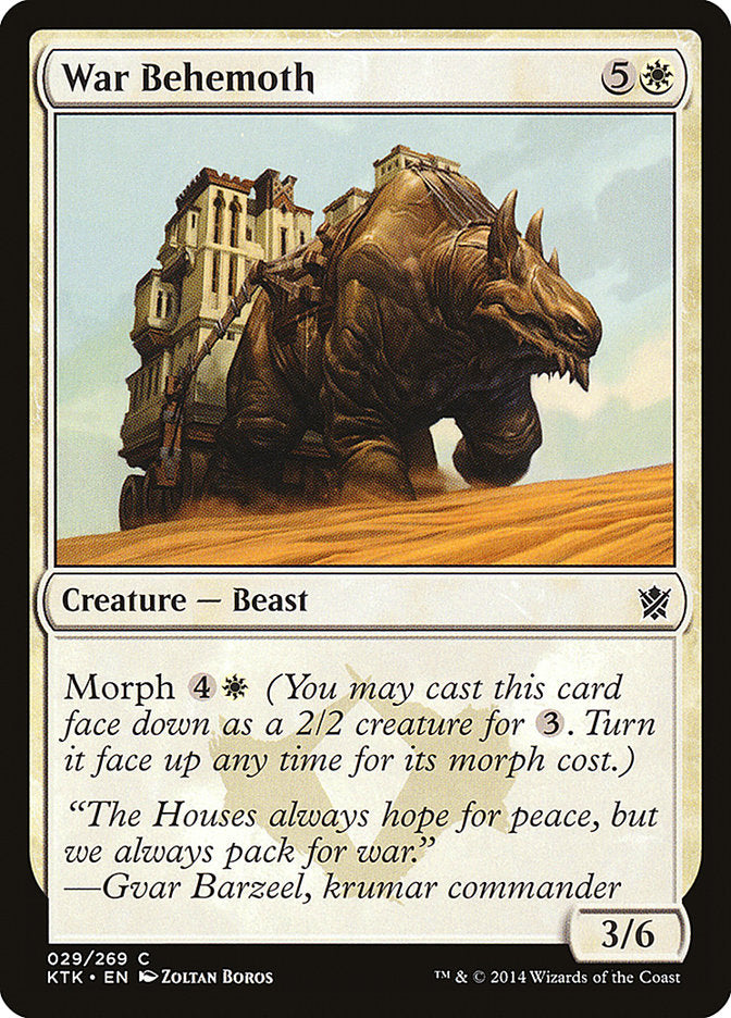 War Behemoth [Khans of Tarkir] | The CG Realm