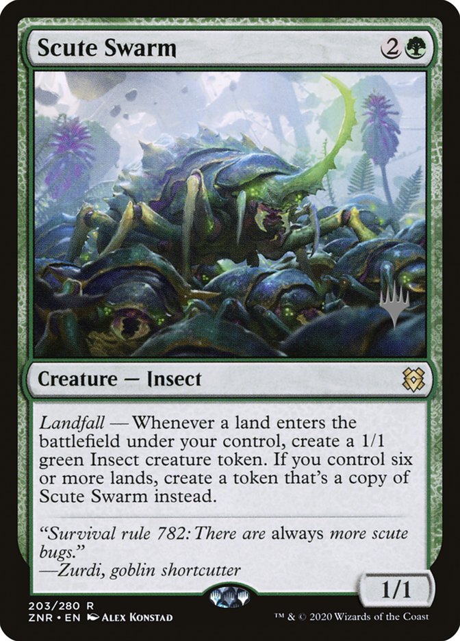 Scute Swarm (Promo Pack) [Zendikar Rising Promos] | The CG Realm