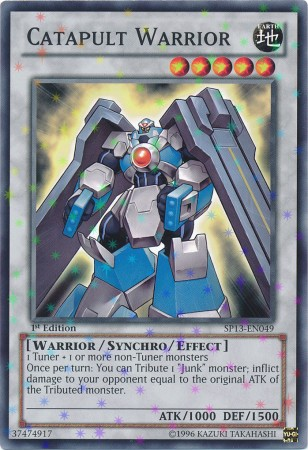 Catapult Warrior [SP13-EN049] Starfoil Rare | The CG Realm