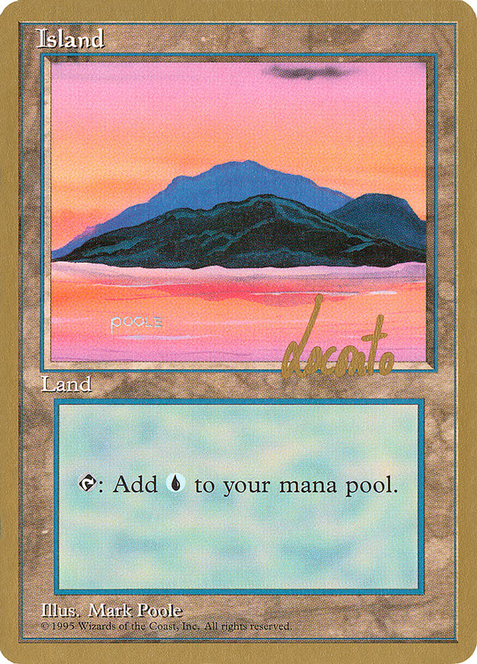 Island (ml369) (Michael Loconto) [Pro Tour Collector Set] | The CG Realm