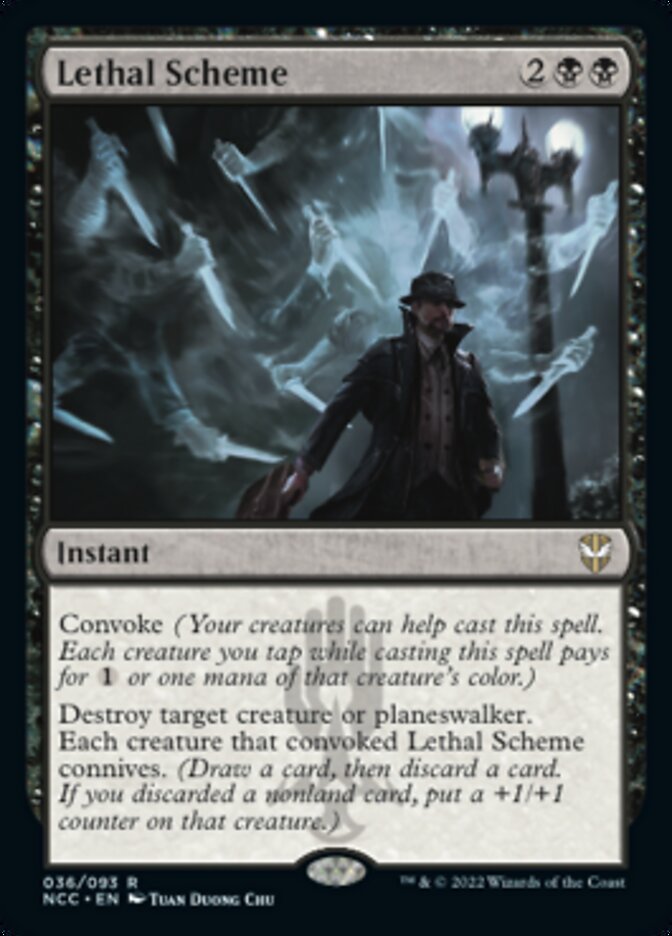 Lethal Scheme [Streets of New Capenna Commander] | The CG Realm