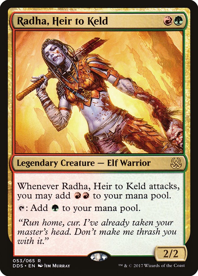 Radha, Heir to Keld [Duel Decks: Mind vs. Might] | The CG Realm