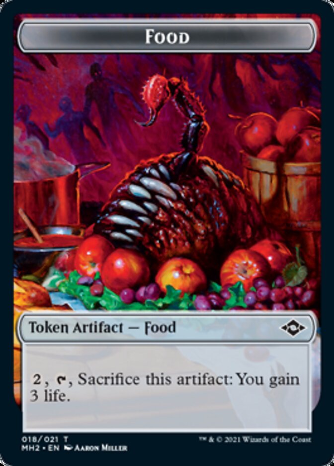 Construct // Food (18) Double-Sided Token [Modern Horizons 2 Tokens] | The CG Realm