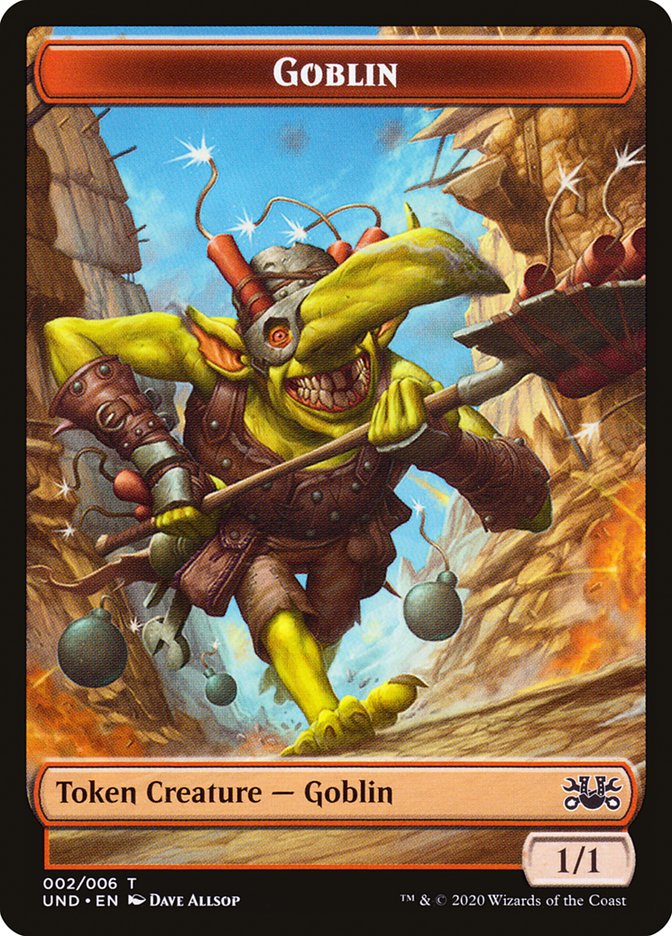 Goblin // Giant Teddy Bear Double-Sided Token [Unsanctioned Tokens] | The CG Realm