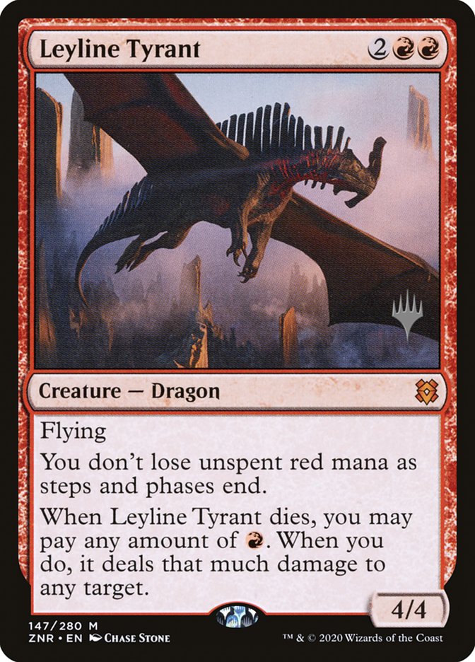 Leyline Tyrant (Promo Pack) [Zendikar Rising Promos] | The CG Realm