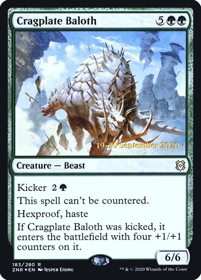 Cragplate Baloth [Zendikar Rising Prerelease Promos] | The CG Realm