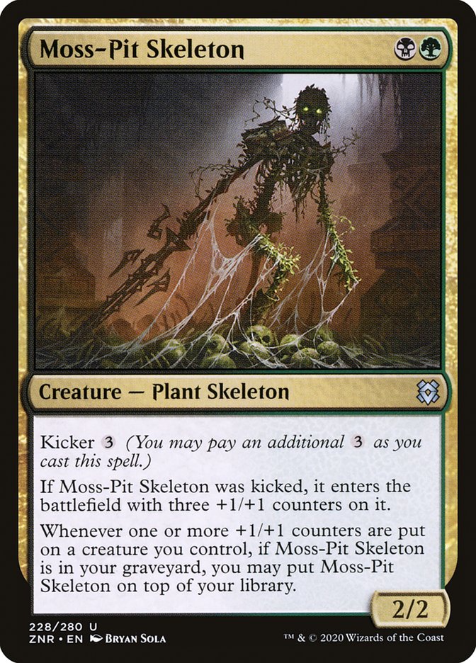 Moss-Pit Skeleton [Zendikar Rising] | The CG Realm