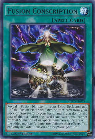 Fusion Conscription [CROS-EN053] Rare | The CG Realm