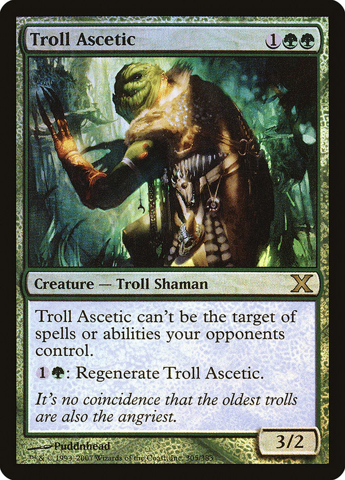 Troll Ascetic (Premium Foil) [Tenth Edition] | The CG Realm