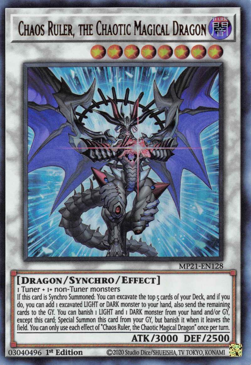 Chaos Ruler, the Chaotic Magical Dragon [MP21-EN128] Ultra Rare | The CG Realm