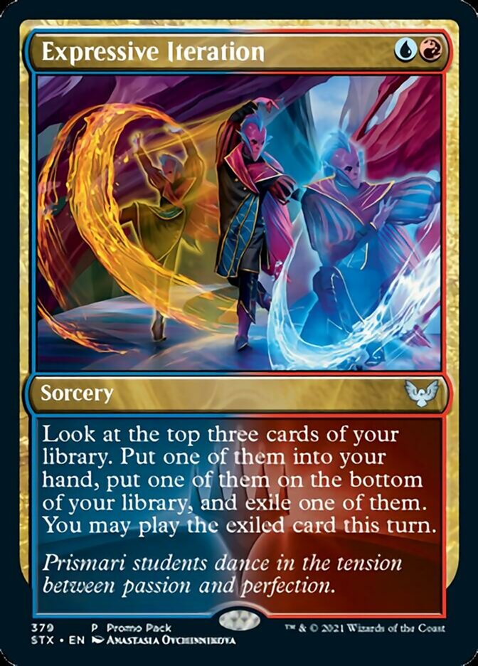 Expressive Iteration (Promo Pack) [Strixhaven: School of Mages Promos] | The CG Realm