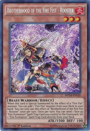 Brotherhood of the Fire Fist - Rooster [MP14-EN120] Secret Rare | The CG Realm