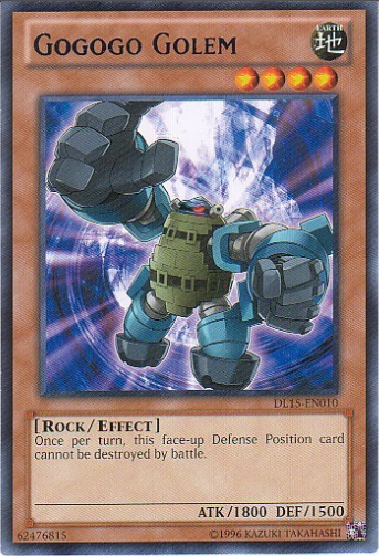 Gogogo Golem (Blue) [DL15-EN010] Rare | The CG Realm