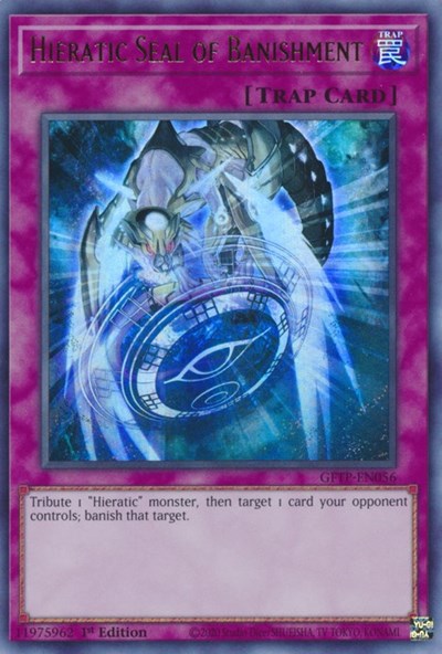 Hieratic Seal of Banishment [GFTP-EN056] Ultra Rare | The CG Realm