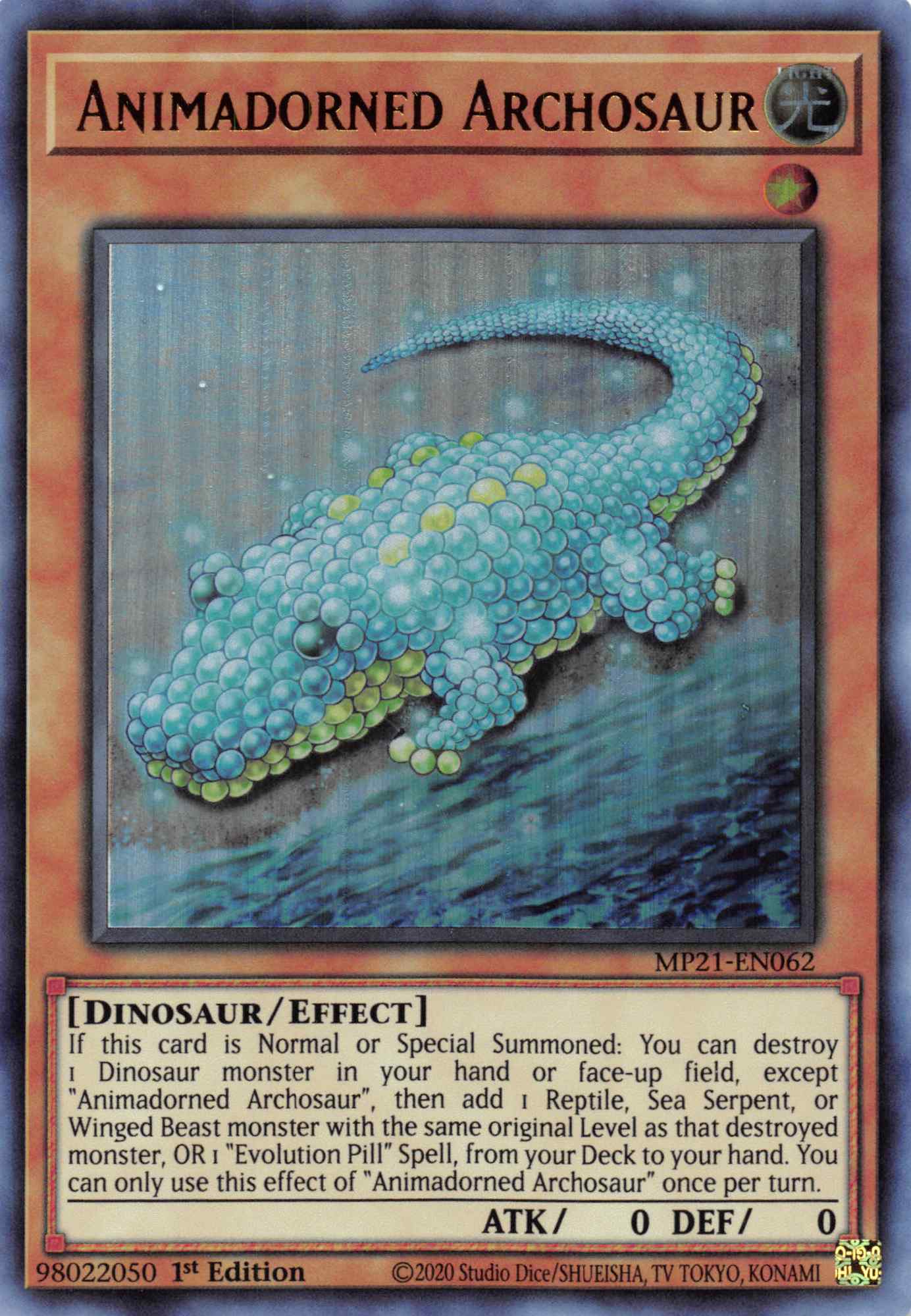 Animadorned Archosaur [MP21-EN062] Ultra Rare | The CG Realm