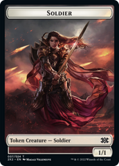 Boar // Soldier Double-Sided Token [Double Masters 2022 Tokens] | The CG Realm