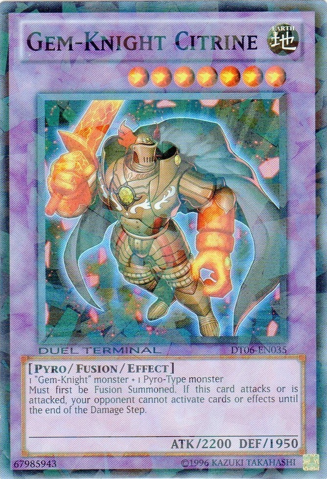 Gem-Knight Citrine [DT06-EN035] Super Rare | The CG Realm