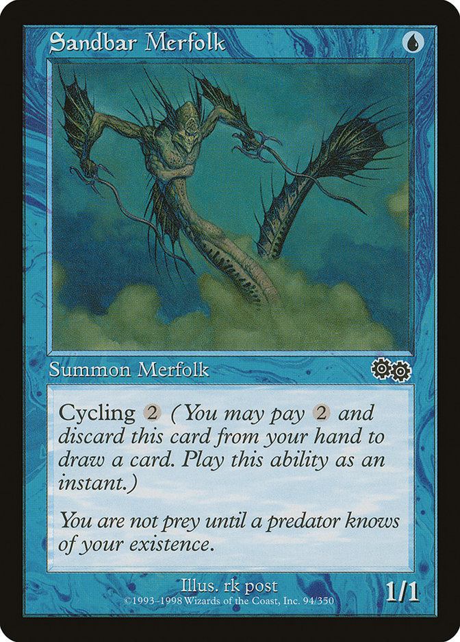 Sandbar Merfolk [Urza's Saga] | The CG Realm