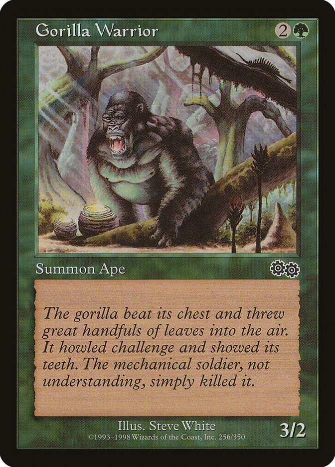 Gorilla Warrior [Urza's Saga] | The CG Realm