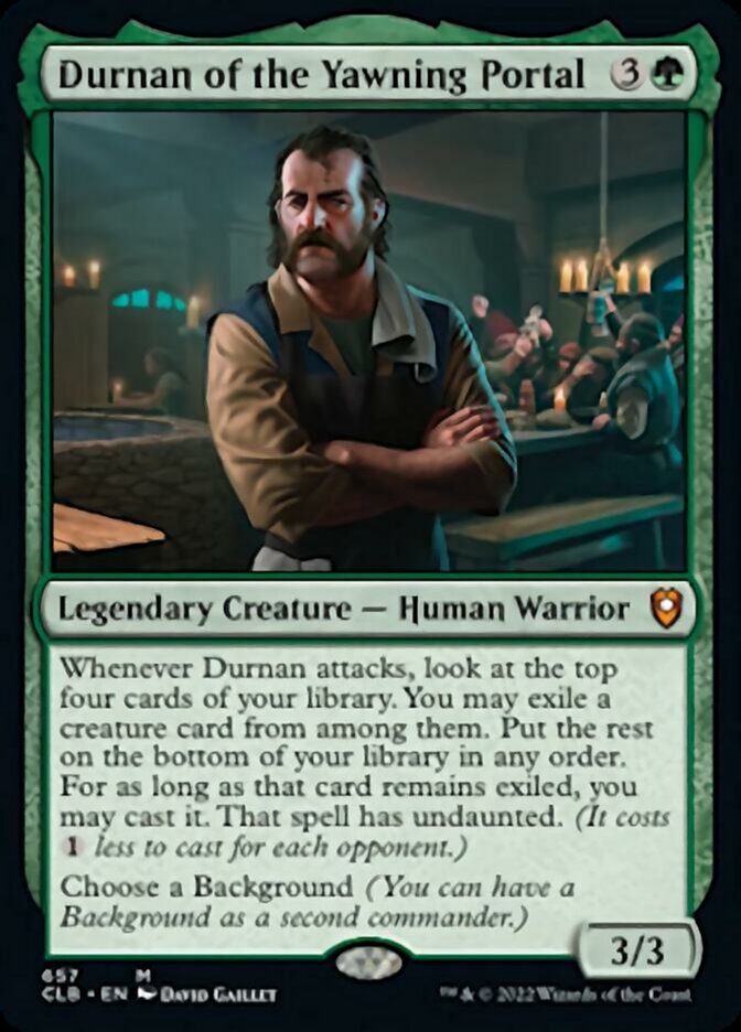 Durnan of the Yawning Portal [Commander Legends: Battle for Baldur's Gate] | The CG Realm