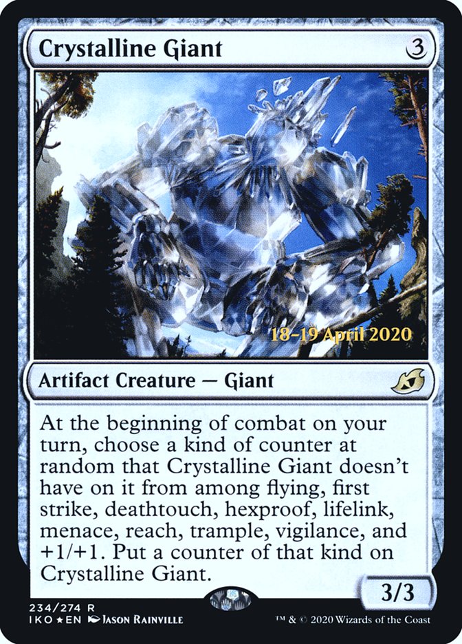 Crystalline Giant [Ikoria: Lair of Behemoths Prerelease Promos] | The CG Realm