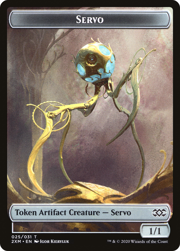 Human Soldier // Servo Double-Sided Token [Double Masters Tokens] | The CG Realm