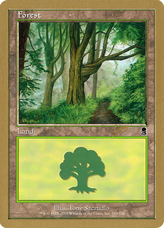 Forest (rl350) (Raphael Levy) [World Championship Decks 2002] | The CG Realm