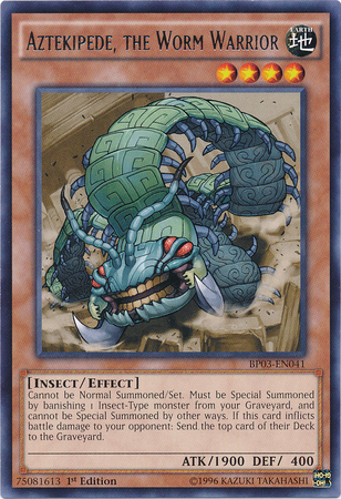 Aztekipede, the Worm Warrior [BP03-EN041] Rare | The CG Realm