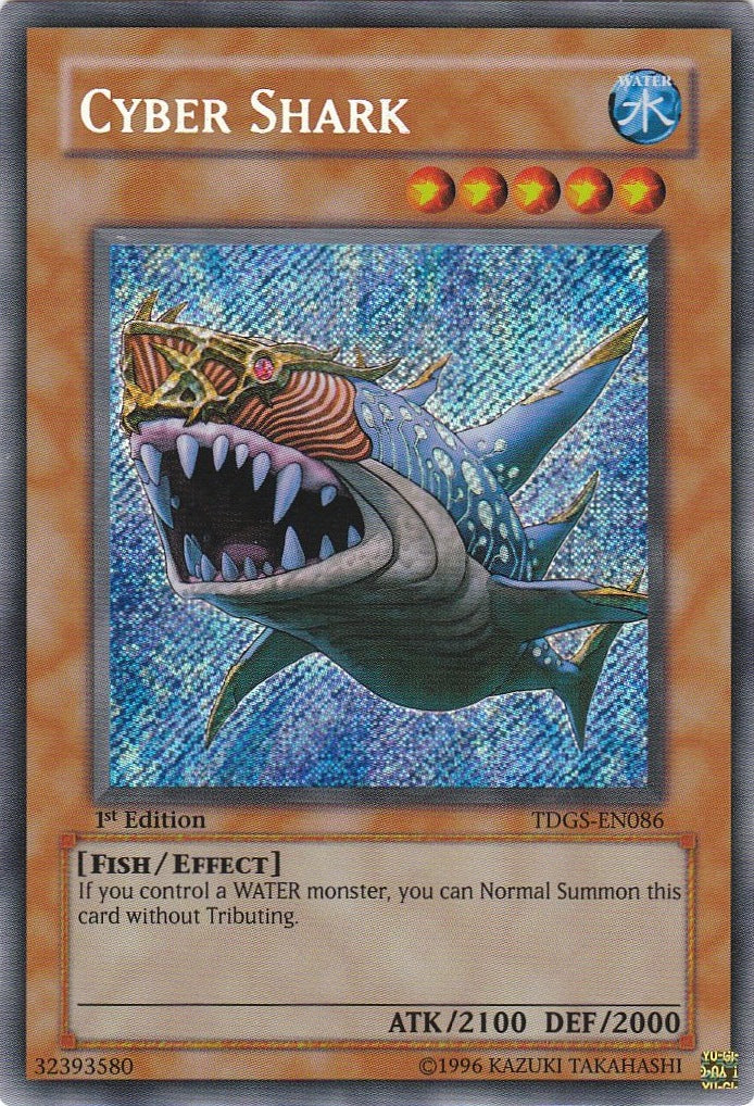 Cyber Shark [TDGS-EN086] Secret Rare | The CG Realm