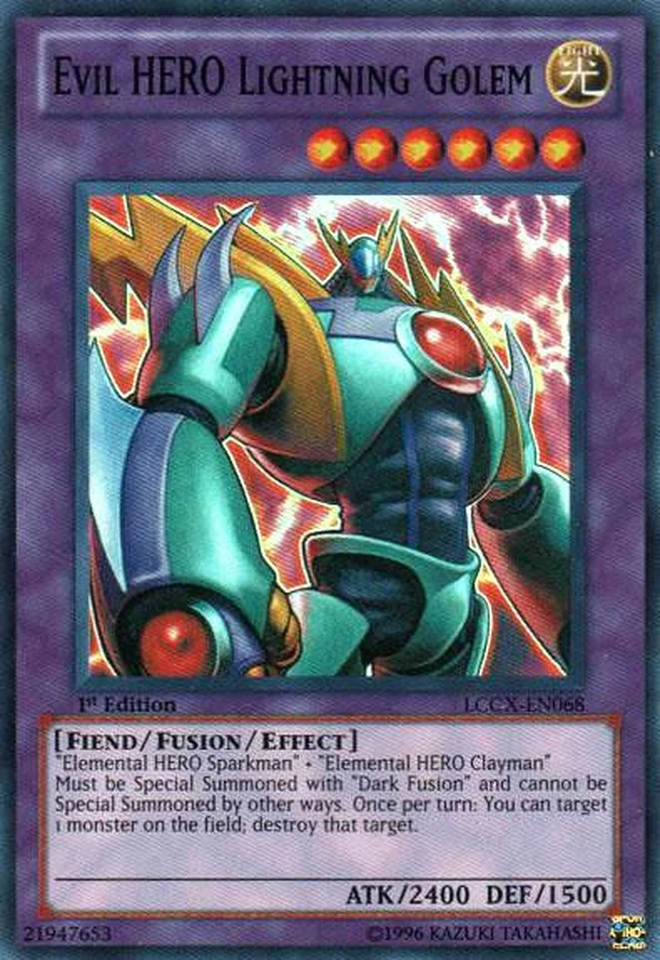 Evil HERO Lightning Golem [LCGX-EN068] Super Rare | The CG Realm