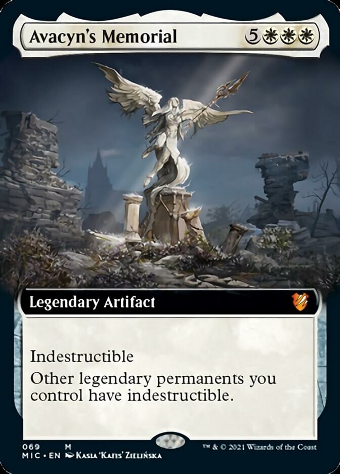 Avacyn's Memorial (Extended Art) [Innistrad: Midnight Hunt Commander] | The CG Realm